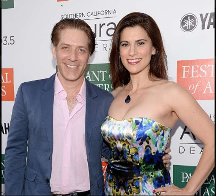 Milena attends the 2016 Festival of Arts Celebrity Benefit Concert with her husband David at California