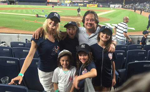 Kellyanne Conway and her husband George T. Conway with their four children