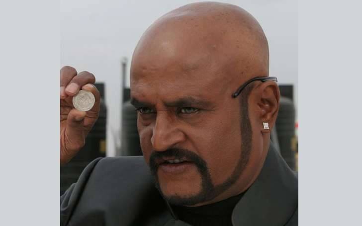 Rajnikanth in the movie Sivaji- the Boss.