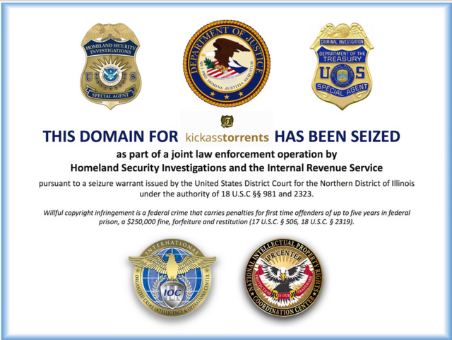 KAT domain seized by US