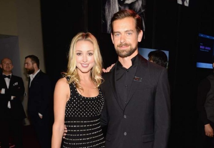 Jack Dorsey with Kate Greer