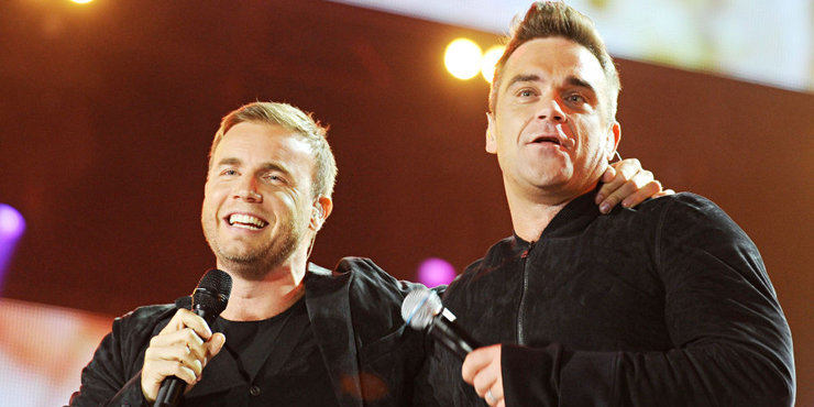 Gary Barlow, age 44, sings at a fan's wedding, also hints at Take That reunion with Robbie Williams