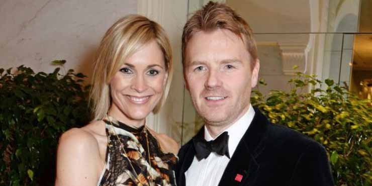 Presenter Jenni Falconer, aged 39, uncomfortable with her body in a bikini, husband James Midgley disagrees