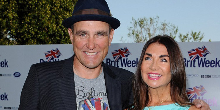 Actor Vinnie Jones, age 51, and wife Tanya finally spotted publicly after Tanya's fight with cancer!!