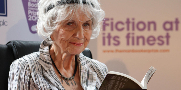 Nobel Prize winning author Alice Munro selling the movie rights for some of her books??
