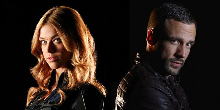 Is Nick Blood dating his co-star Adrianne Palicki? The two appear in two TV shows together. 