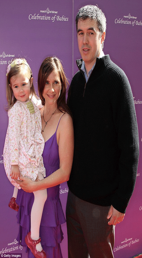 Kellie Martin and her husband Keith Christian and their daughter Margaret Heather Christian