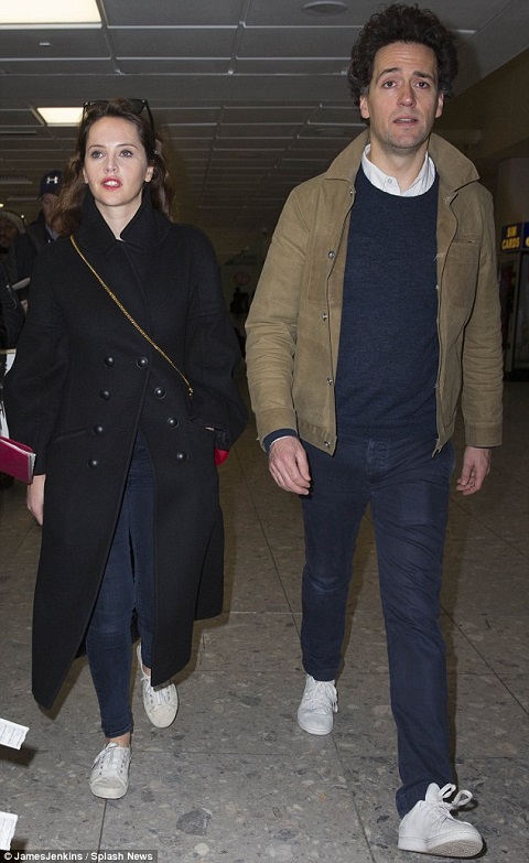 Felicity Jones and Charles Guard