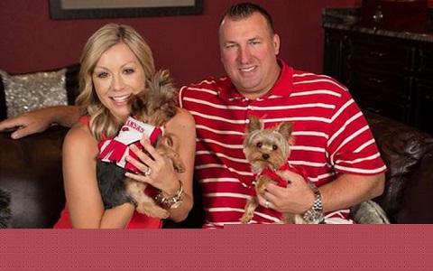 American Football Coach Bret Bielema and wife Jennifer Hielsberg