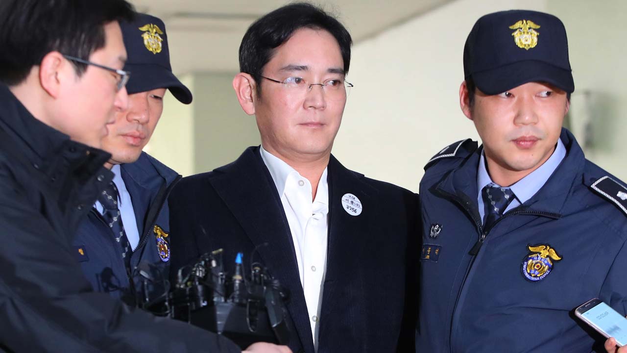 Samsung was arrested in February 2017