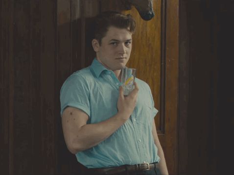 Taron Egerton in Legend