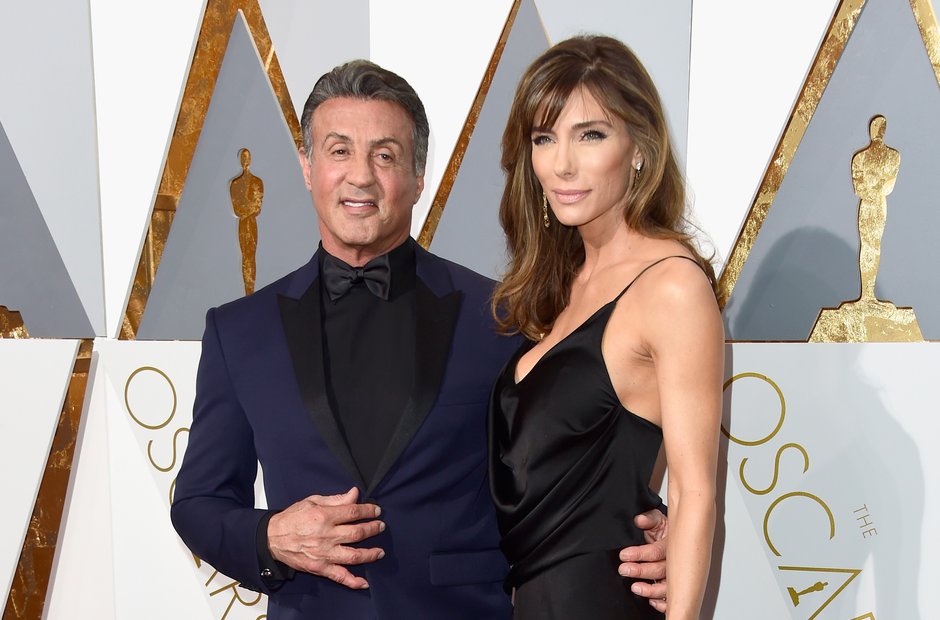 Sylvester and his third wife Jennifer Flavin married in 1997