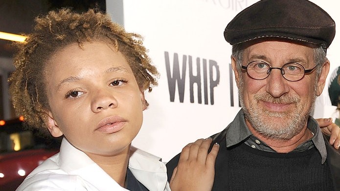 Stephen Spielberg and his daughter Mikaela Spielberg attend a event together.