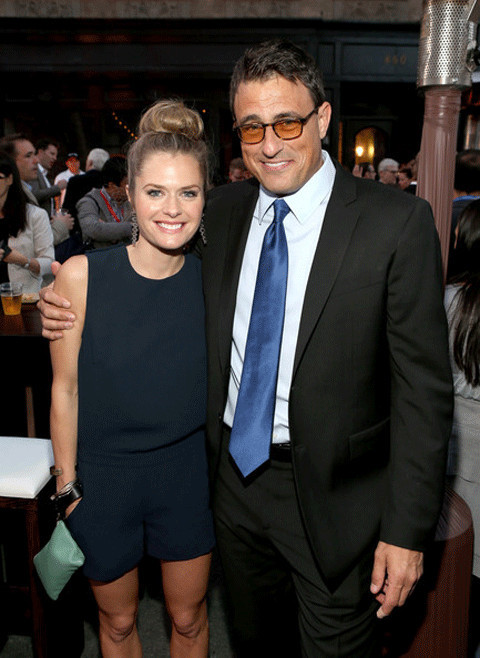 Maggie Lawson and Benjamin Koldyke