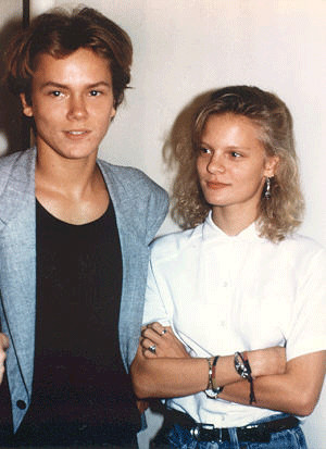 Martha Plimpton with River Phoenix