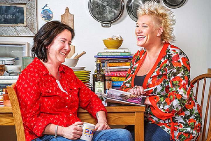 Koren Grieveson and Anne Burrell