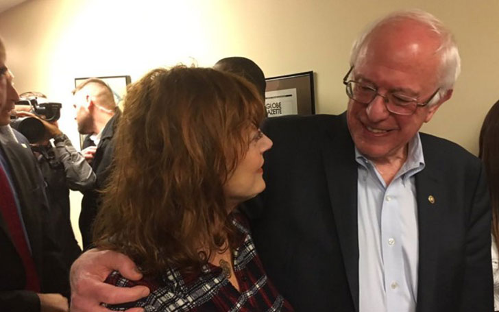 Susan Sarandon wholeheartedly supports Bernie Sanders.