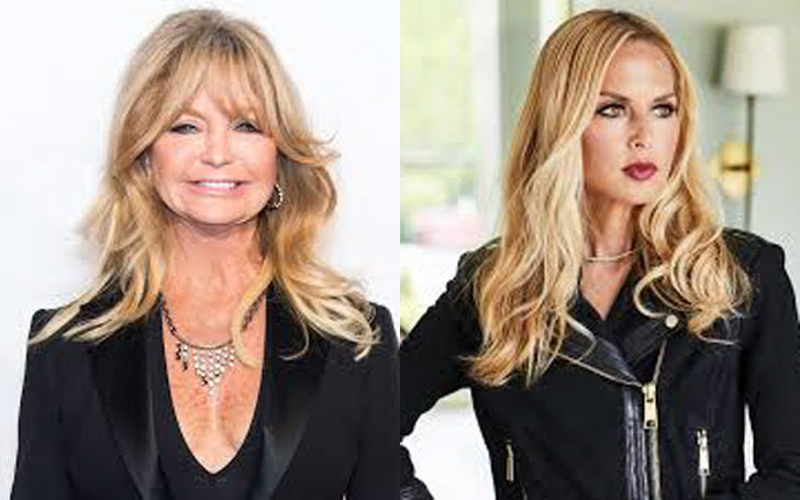 Rachel Zoe attends Goldie Hawn's event in all white.